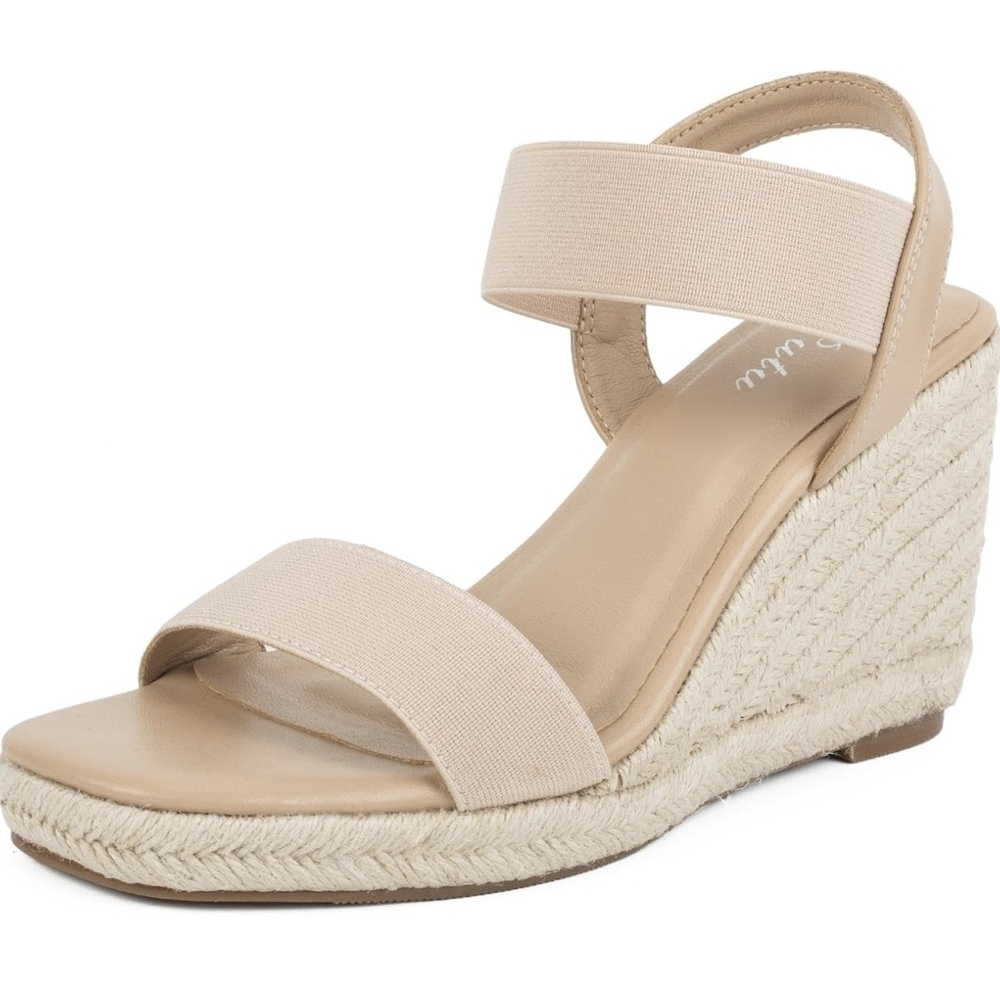 PUTU Women's Tan Espadrille Sandals